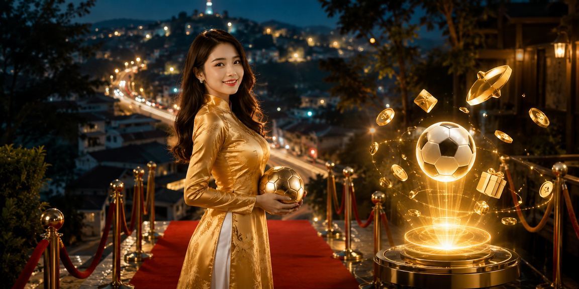 Người dùng Đà Lạt mặc áo dài xem kèo bóng đá trên ứng dụng a5i