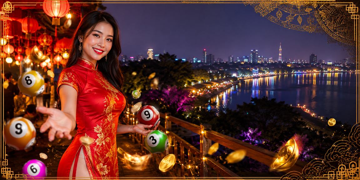Chợ đêm Hà Nội nhộn nhịp với người dân mua vé xổ số và tham gia giải thưởng