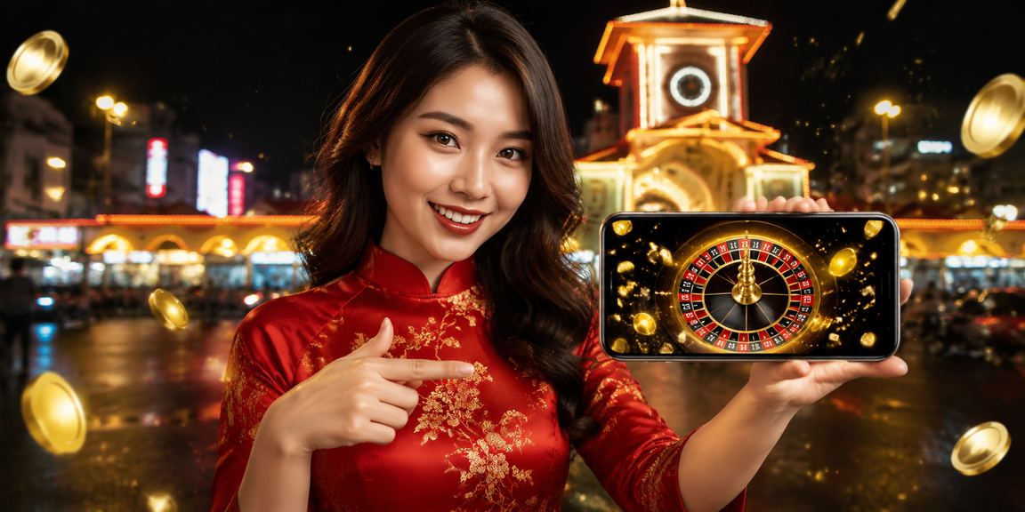 Phụ nữ mặc áo dài tại Thành phố Hồ Chí Minh thưởng thức trò chơi roulette trực tuyến