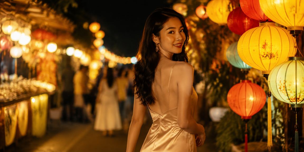 Không khí lễ hội về đêm tại Hội An với người dùng tham gia chương trình VIP và nhận thưởng